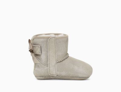 UGG Jesse Bow II Shimmer Boots for Baby - Goat/Grey India